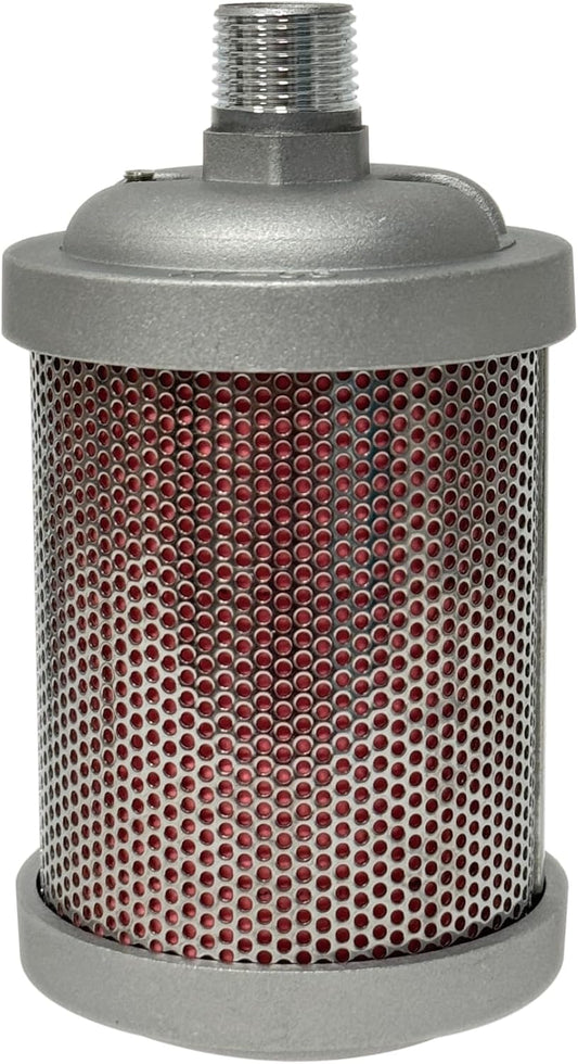 XY05 Air Compressor Muffle,Dryer Silencer 1/2" NPT,for Drying Machine Diaphragm Pump Exhaust Noise Reduction,XY-05 M05,Single Chamber 145 PSI,Muffler Replacement Part X05